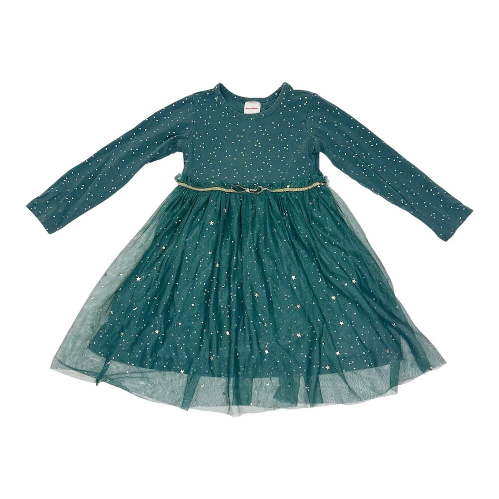Hanna Andersson Shimmer Star Dress in Soft Tulle Size 100cm (4)